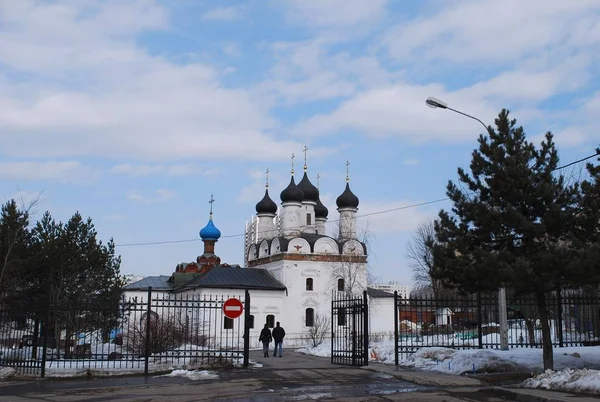 Igreja Intercessão Virgem Sul Tushino Moscovo — Fotografia de Stock