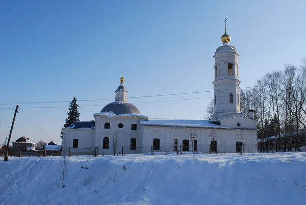 Glebovka Köyündeki Epifani Kilisesi Istra Bölgesi Moskova Bölgesi Rusya — Stok fotoğraf