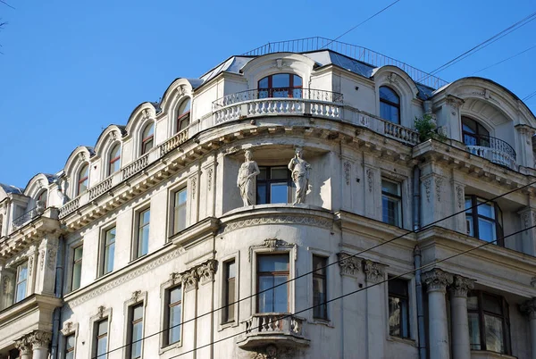 Saint Pétersbourg Russie Juin 2013 Ancien Bâtiment Résidentiel Sur Kamennoostrovsky — Photo