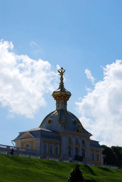 Città Peterhof Russia Giugno 2013 Attrazioni Della Riserva Museo Peterhof — Foto Stock