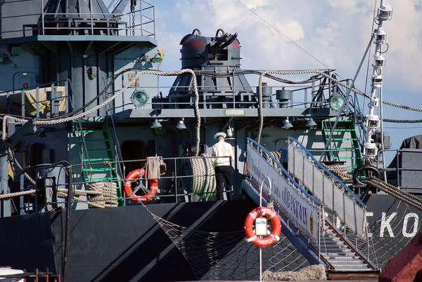 Kronstadt City Russie Juin 2013 Navire Periscope Trouve Dans Port — Photo