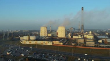 Kentin çevre kirliliğinin baca dumanı