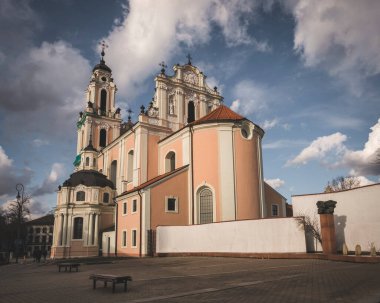 Litvanya 'nın Vilnius şehrinde Aziz Catherine Kilisesi