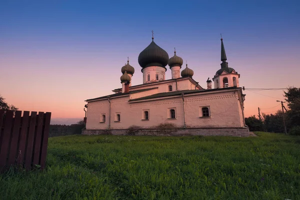 Kirche Der Geburt Johannes Des Täufers Dorf Staraya Ladoga Leningrader — Stockfoto