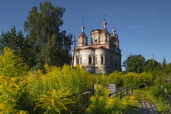 Kerk Van Het Leven Geven Drie Eenheid Het Dorp Issad — Stockfoto