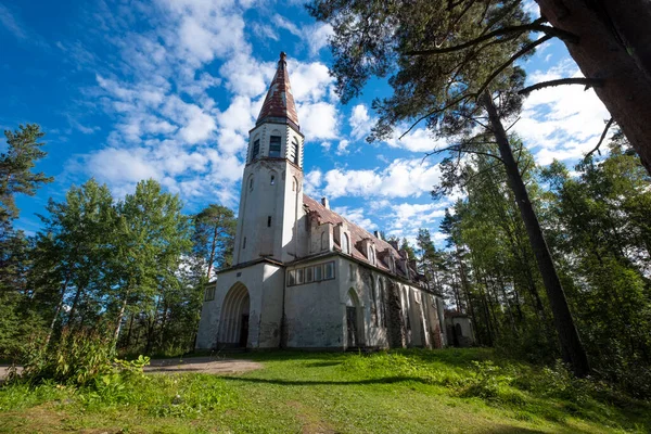 Abandoned Finnish Church Lumivaara Karelia Russia — Stock Photo, Image