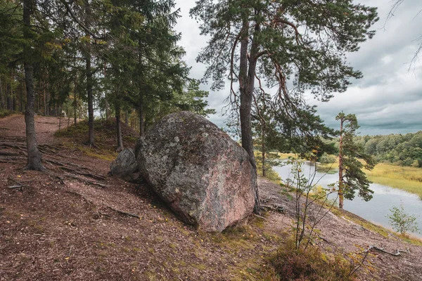 Rocas Parque Natural Monrepo Cerca Vyborg — Foto de Stock