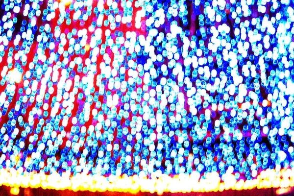 Bokeh-soyutlama: Pop sanat tarzı açık daireler perdesi
