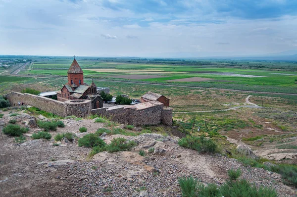 Khor Virap Ermenistan'ın Hıristiyan manastır — Stok fotoğraf