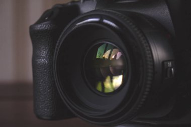 tonda objektif lens, retro üzerinde parlama