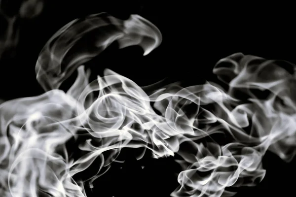 Piękny Biały Języki Ognia Ognia Taniec Tekstura Tło — Zdjęcie stockowe