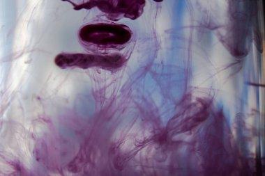 su soyut boya desenleri