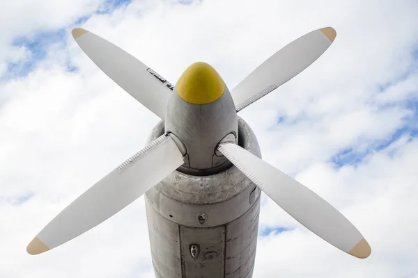 Große Propellerblätter Von Flugzeugen — Stockfoto