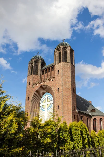 Das Alte Gebäude Der Deutschen Kirche — Stockfoto