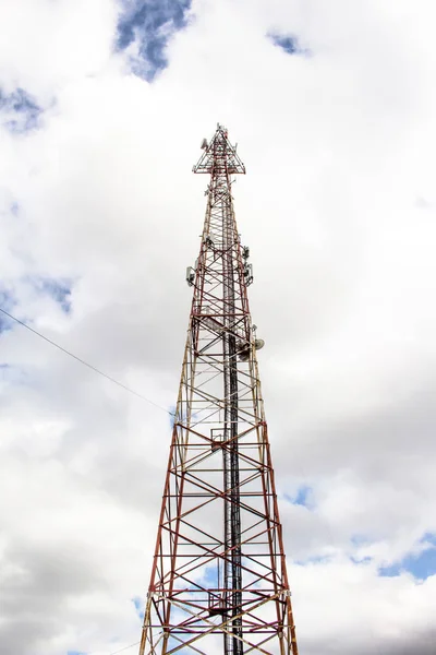 Metal Structure Telecommunication Tower Antennas Royalty Free Stock Photos