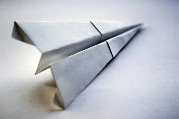 Livre Blanc Origami Avion — Photo