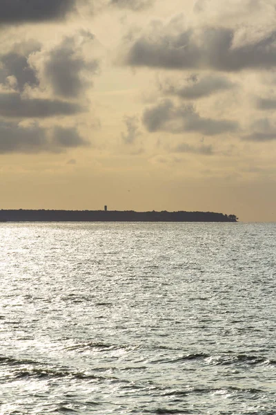 Coastline Sea Sunset — Stock Photo, Image