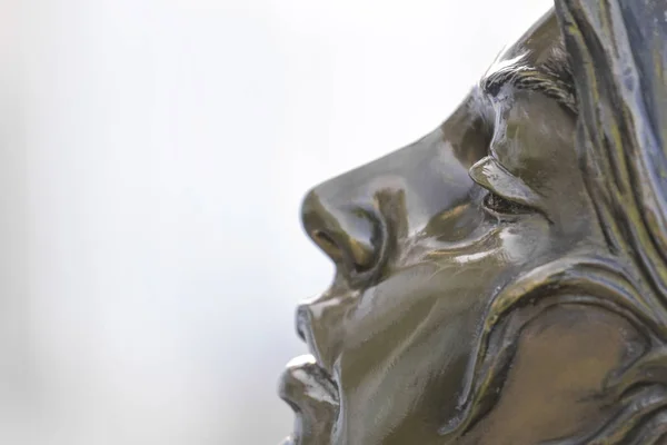 Face Statue Girl Closeup — Stock Photo, Image