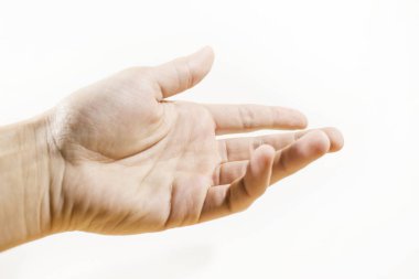 uzanmış palm, yardım teklif