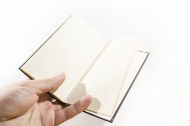 elinde Not defterini açın