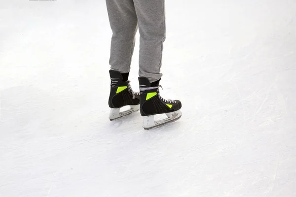 People Skate Ice — Stock Photo, Image