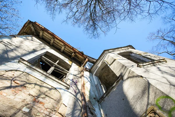 Belle Vieille Maison Négligée Abandonnée — Photo