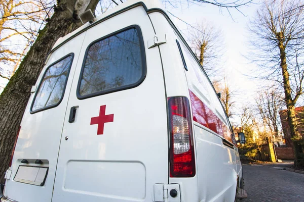 Red Cross Ambulance — Stock Photo, Image