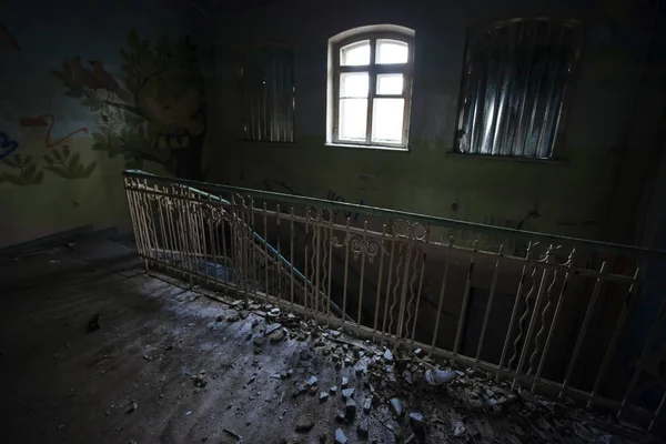 Interior Old Abandoned Building — Stock Photo, Image