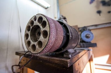 Eski küçük Bileme Makinası