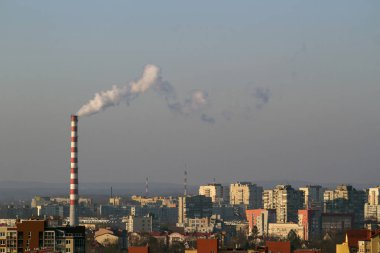 bir yükseklikten güzel kenti