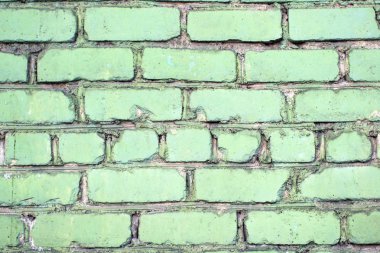 yeşil tuğla duvar, arka plan dokusu