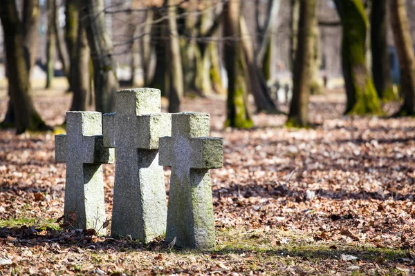 Cementerio Conmemorativo Las Víctimas Segunda Guerra Mundial — Foto de Stock