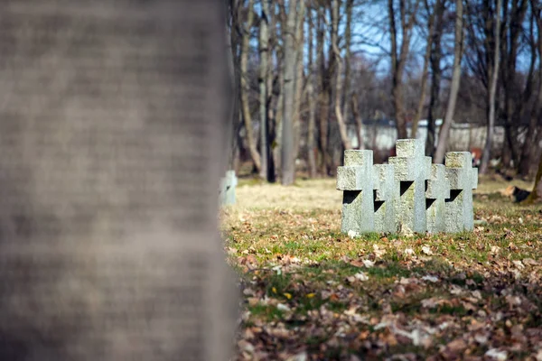 Cementerio Conmemorativo Las Víctimas Segunda Guerra Mundial — Foto de Stock