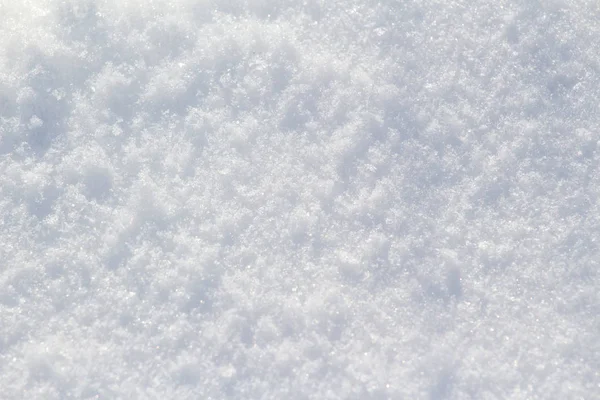 Weiße Schneeoberfläche Hintergrundstruktur — Stockfoto