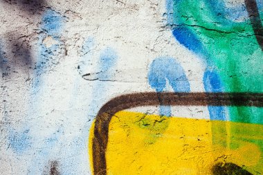grafiti, arka plan boyalı duvar sıva