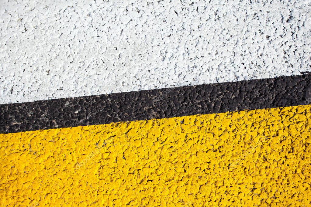marking of the pedestrian crossing on the new asphalt, background texture