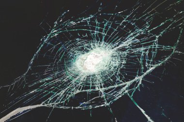 büyük çatlaklar üzerinden etki camına retro tonda, arka plan, doku