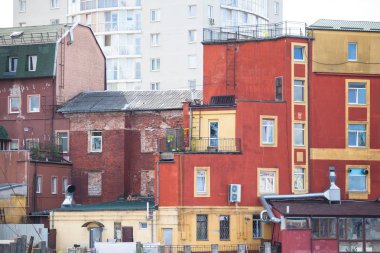 farklı binaların yoğun bina