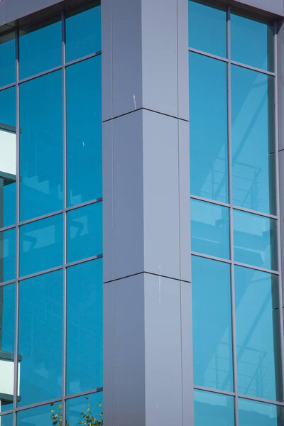 Windows of a modern building
