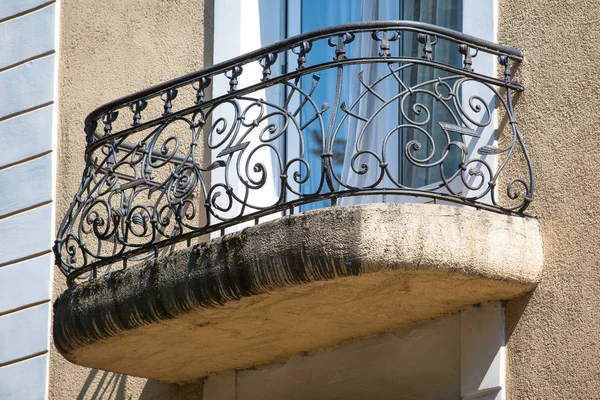 Krásné Elegantní Staré Balkon — Stock fotografie