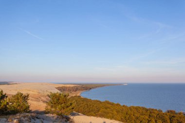beautiful view of the protected area near the sea, Curonian Spit National Park clipart