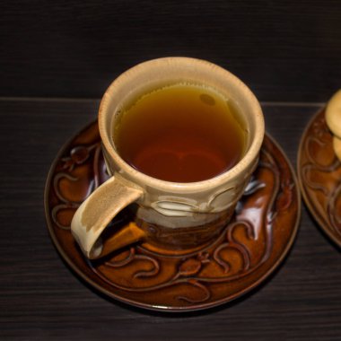 çay tatlı ile.