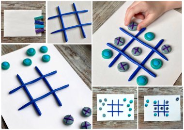 TIC TAC toe plastikten yapılmış bir el sanatı oyunudur.
