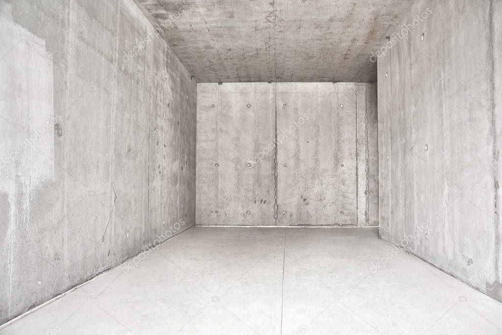 light and big empty concrete room - picture