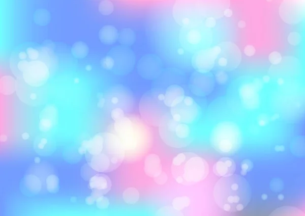 Fondo bokeh azul y rosa abstracto — Vector de stock