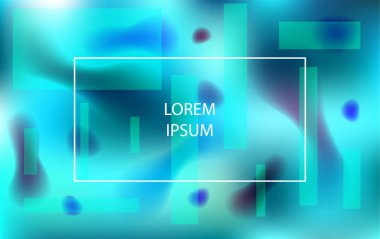 Soyut şekilleri ile mavi hareketli arka plan