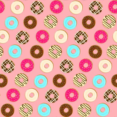 Lezzetli Tepesi çörek ile ihale pembe desen