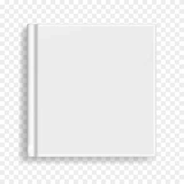 Kare kitap, defter veya düzenleyici kapak şablonu