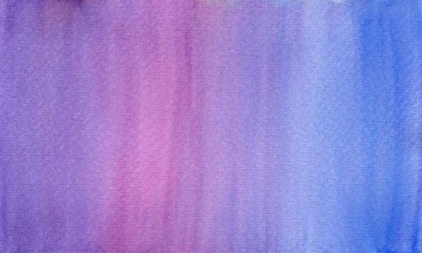 Горизонтальний градієнт фіолетовий і синій акварель — стокове фото