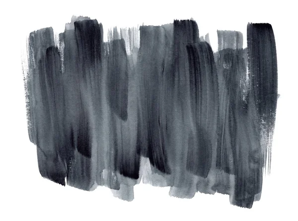 Coups de pinceau aquarelle gris dégradé expressif — Photo